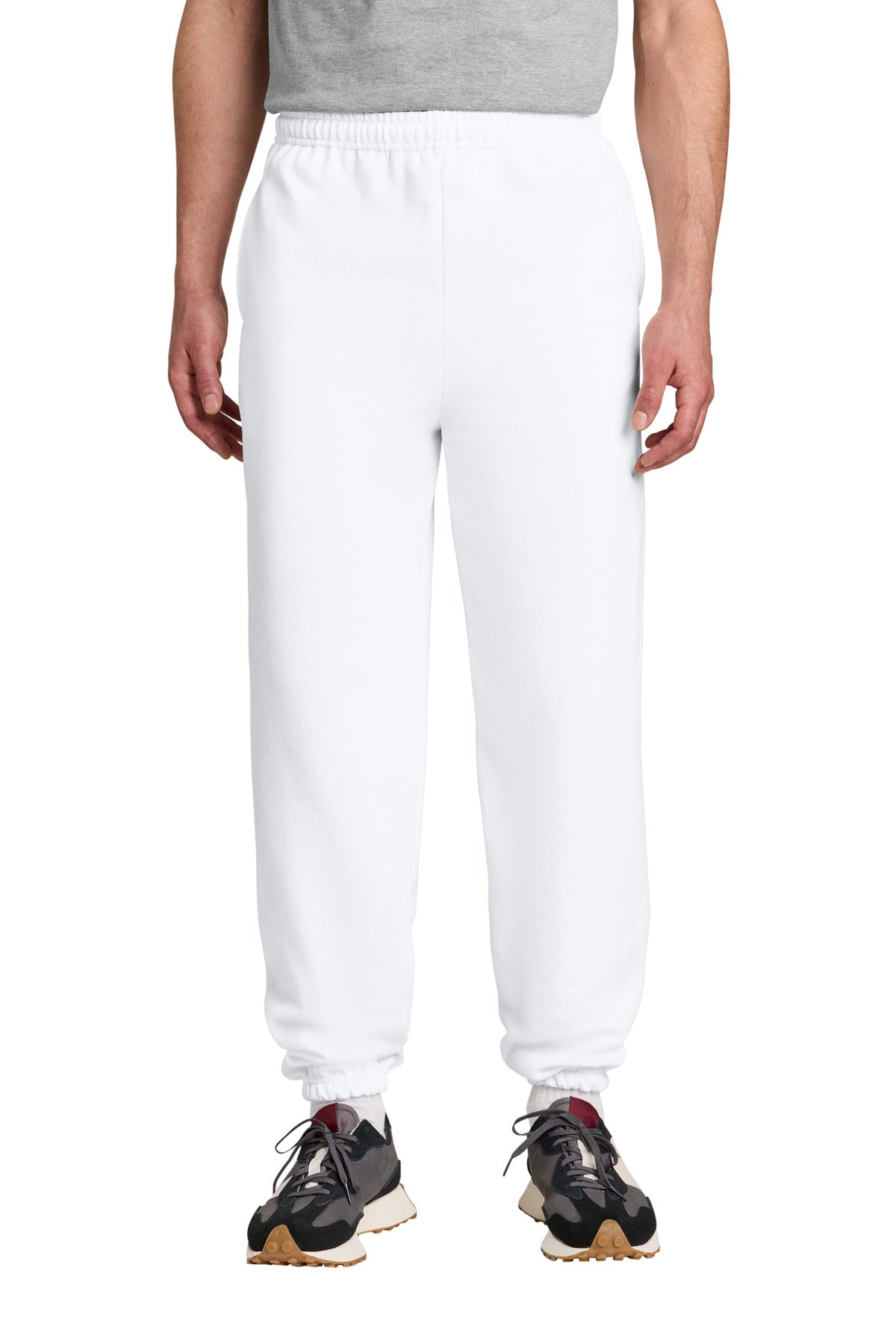 Gildan Heavy Blend Pocket Sweatpant 18100 in White