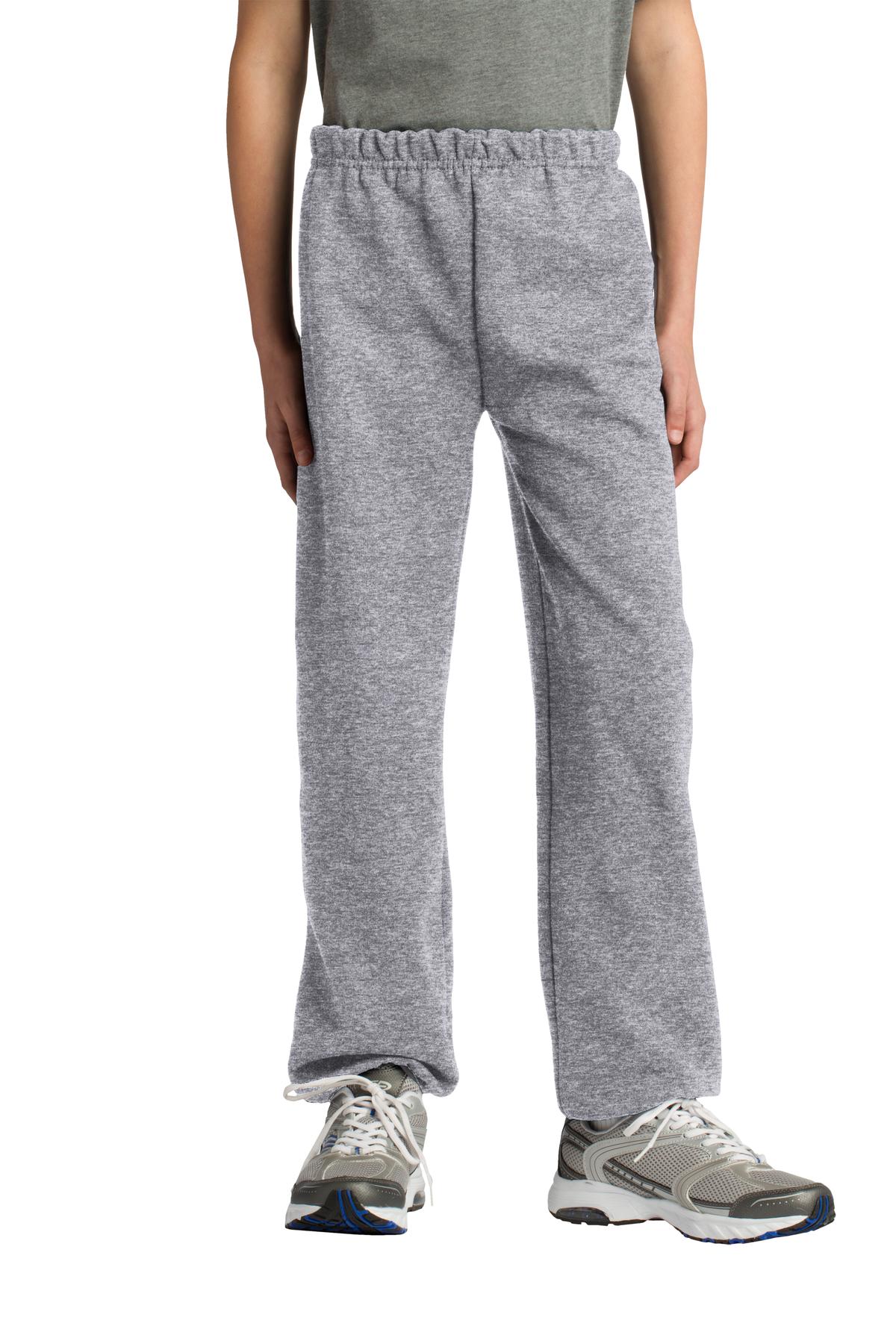 Gildan Youth Heavy Blend Sweatpant. 18200B in Sports Grey