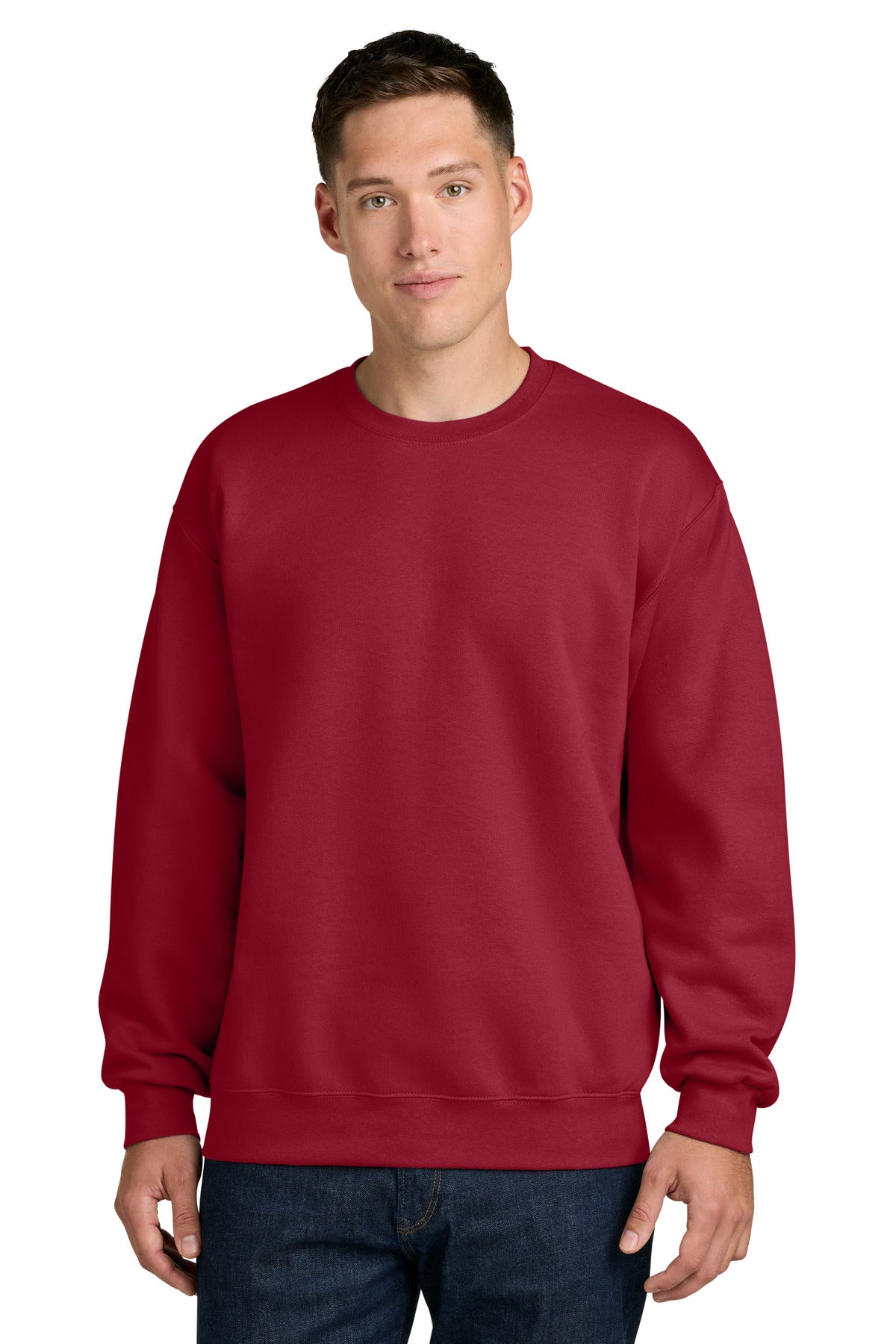 Gildan Hammer Maxweight Crewneck Sweatshirt 19000 in Cherry Red