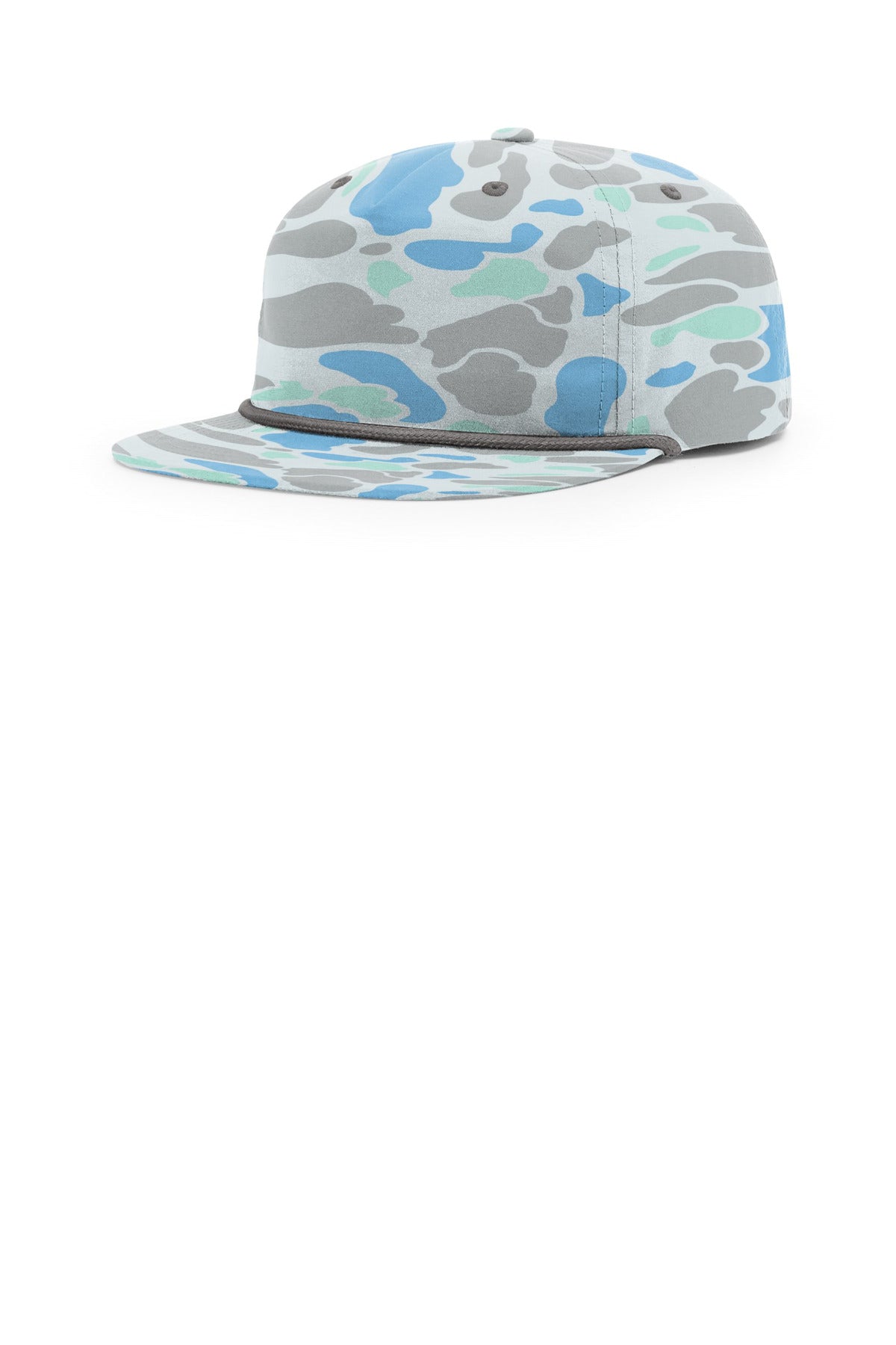 Richardson Printed Umpqua Gramps Cap 256P in Saltwater Duck Camo/ Charcoal