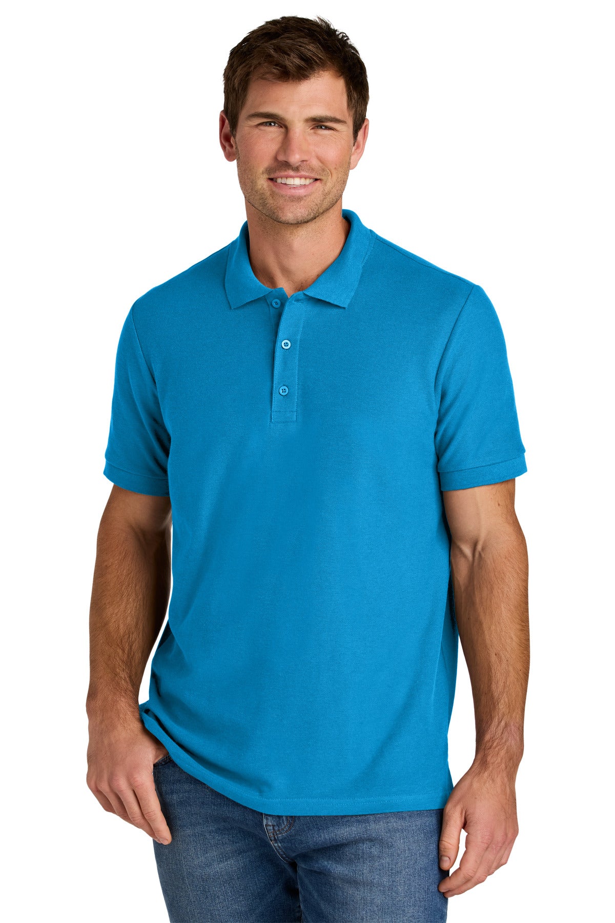 Gildan Hammer Pique Polo 85800 in Sapphire