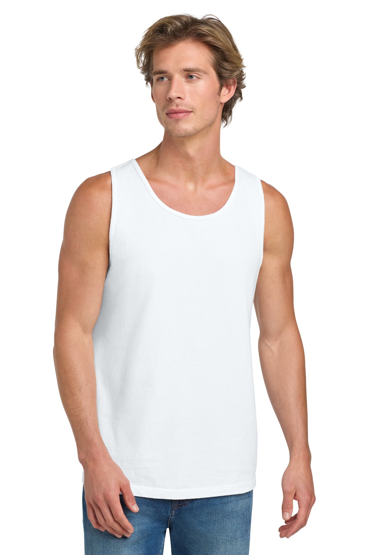 COMFORT COLORS Heavyweight Ring Spun Tank Top. 9360 in White