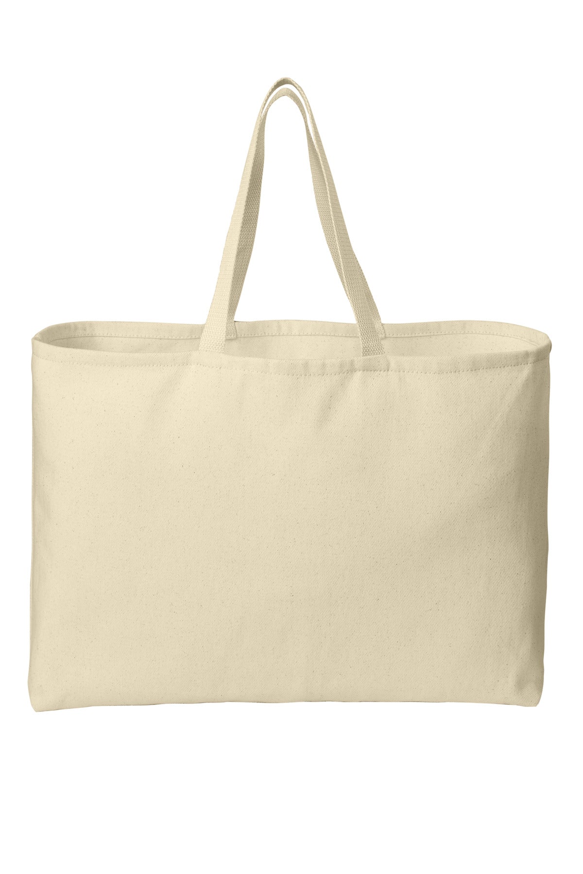 Port Authority - Ideal Twill Jumbo Tote. B300 in Natural