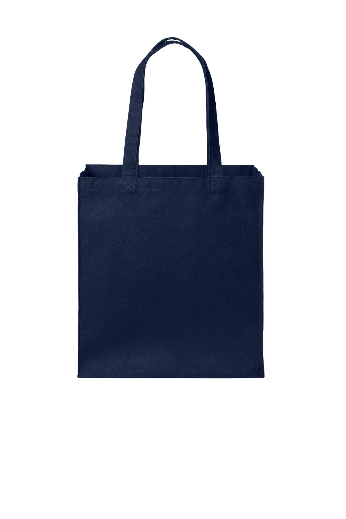 Port Authority Cotton Canvas Over-the-Shoulder Tote BG426 in River Blue Navy