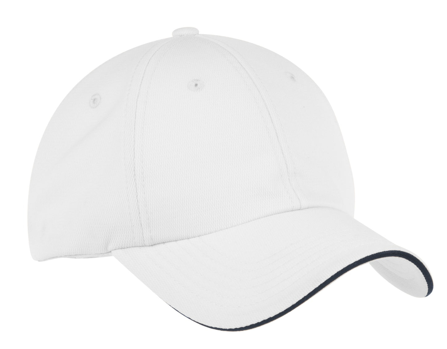 Port Authority Dry Zone Cap. C838 in White/ Classic Navy