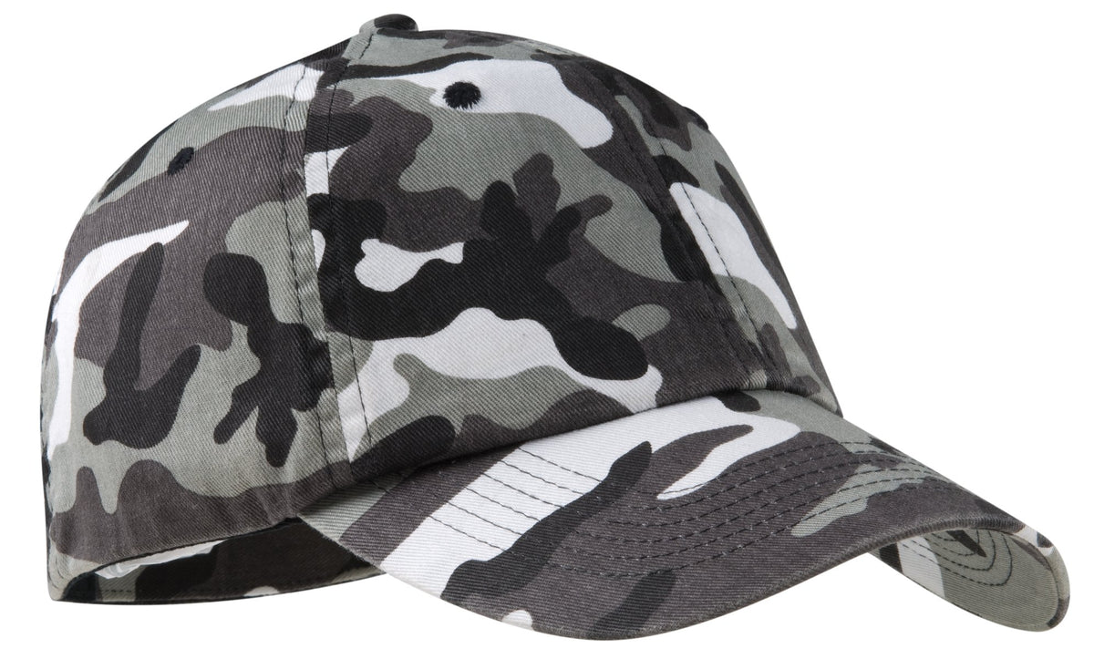 Port Authority Camouflage Cap. C851 in Winter Camo