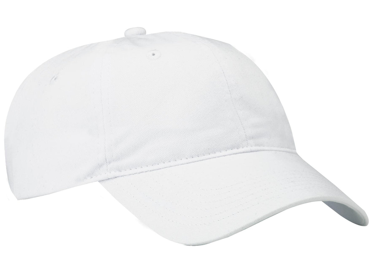 Port Authority Brushed Twill Low Profile Cap. CP77 in White