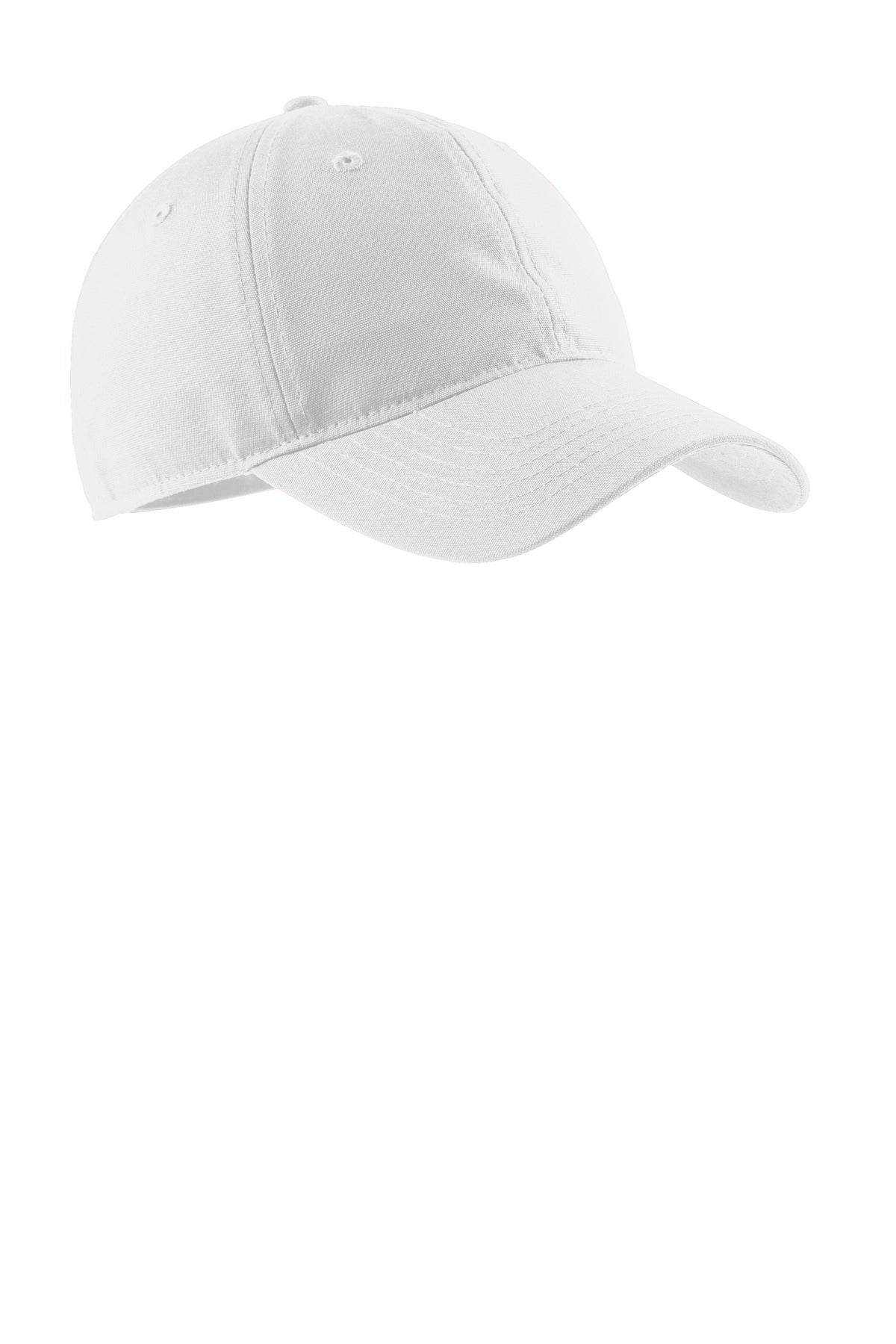 Port Authority Soft Brushed Canvas Cap. CP96 in White