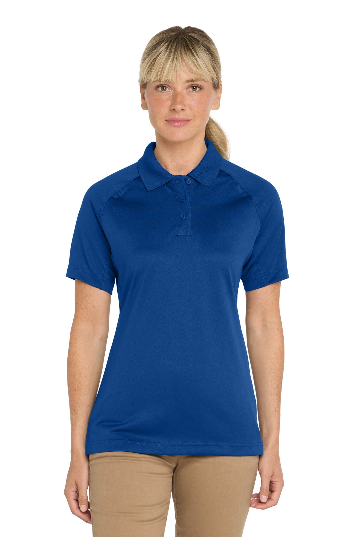 CornerStone Women's Select Snag-Proof Tactical Polo. CS411 in Royal
