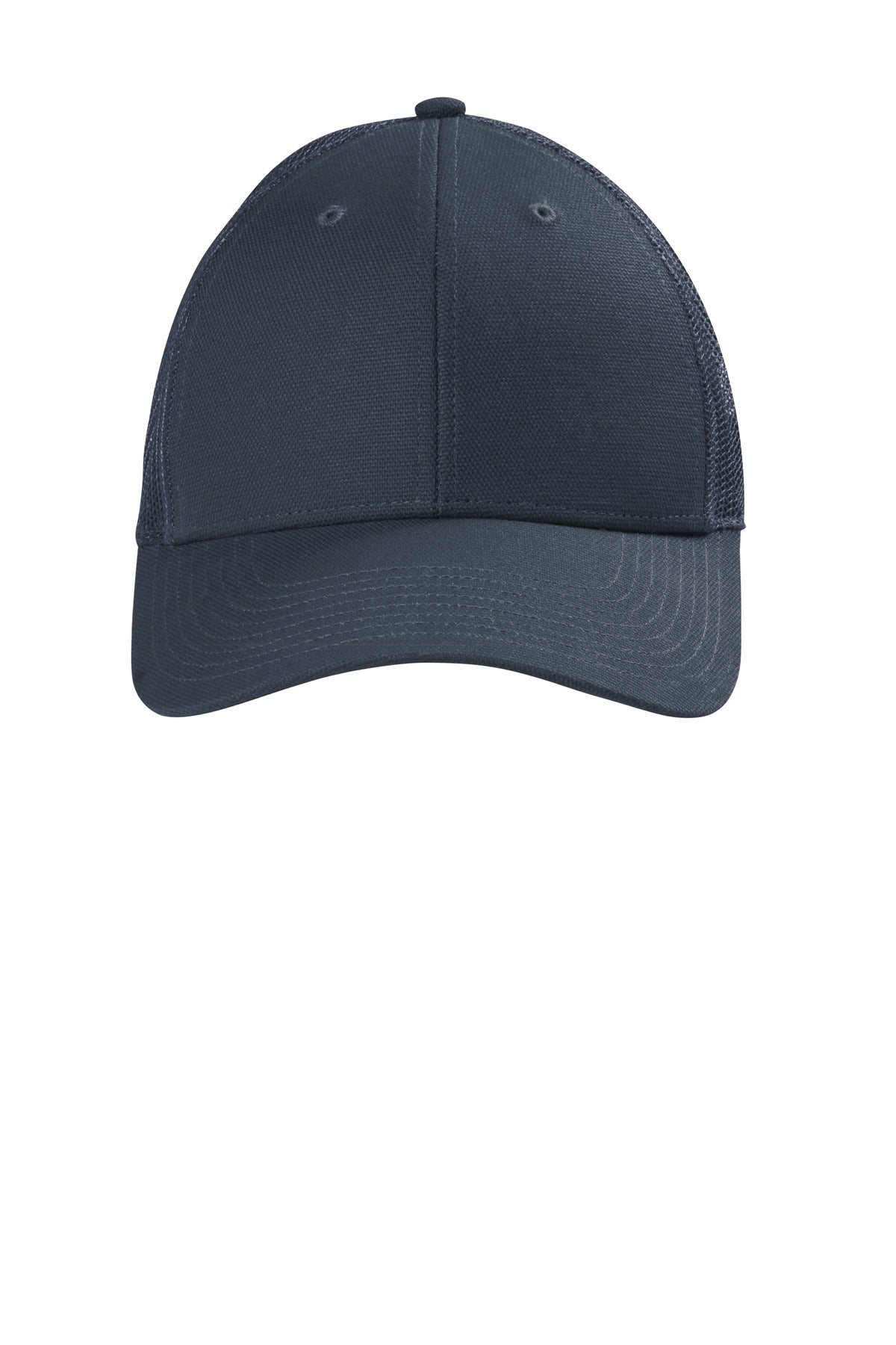 CornerStone Canvas Mesh Back Cap. CS811 in Navy Blue