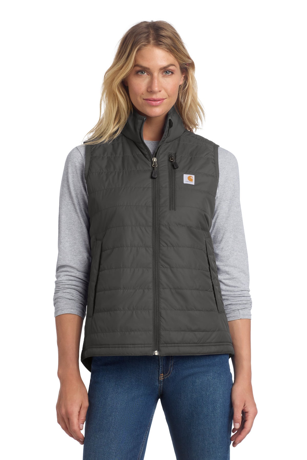 Carhartt Women's Gilliam Vest CT104315 in Shadow Grey