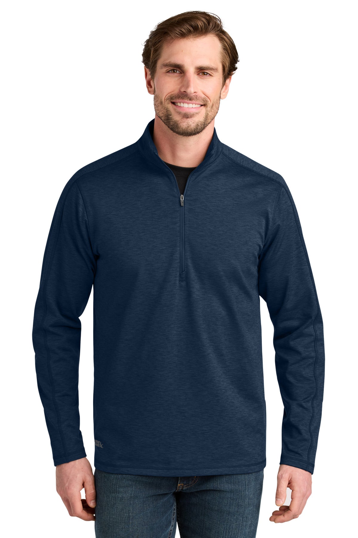 Eddie Bauer Adventurer 1/4-Zip EB120 in River Blue Navy Heather