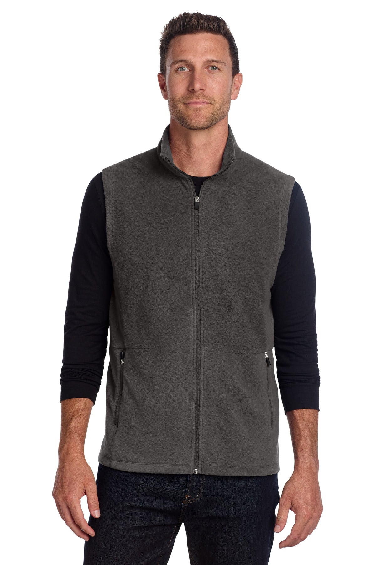 Port Authority Accord Microfleece Vest F152 in Pewter