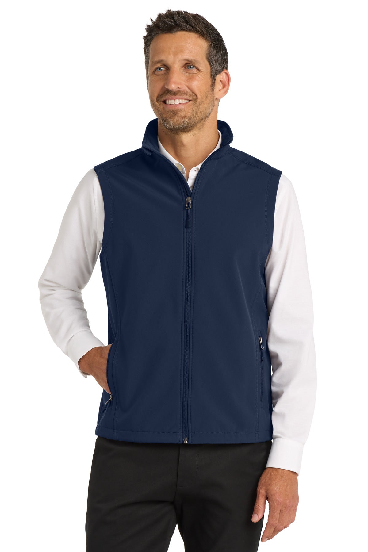 Port Authority Core Soft Shell Vest. J325 in Dress Blue Navy