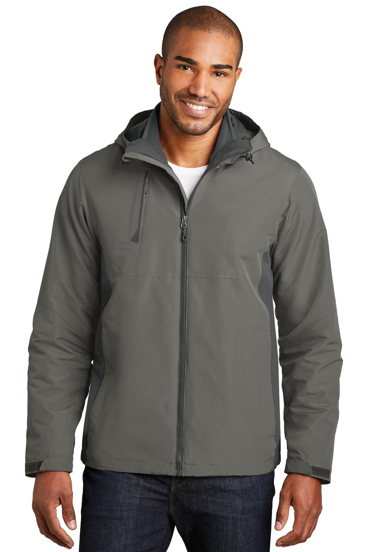 Port Authority Merge 3-in-1 Jacket. J338 in Rogue Grey/ Grey Steel
