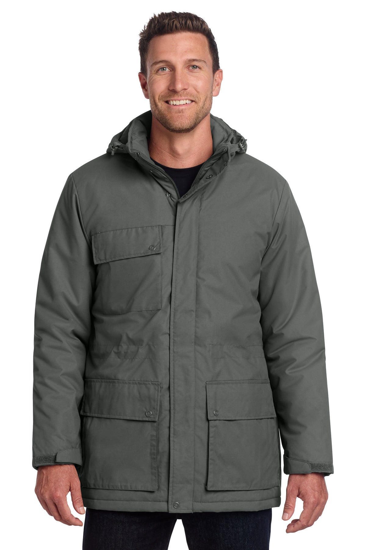 Port Authority Excursion Parka J599 in Storm Grey
