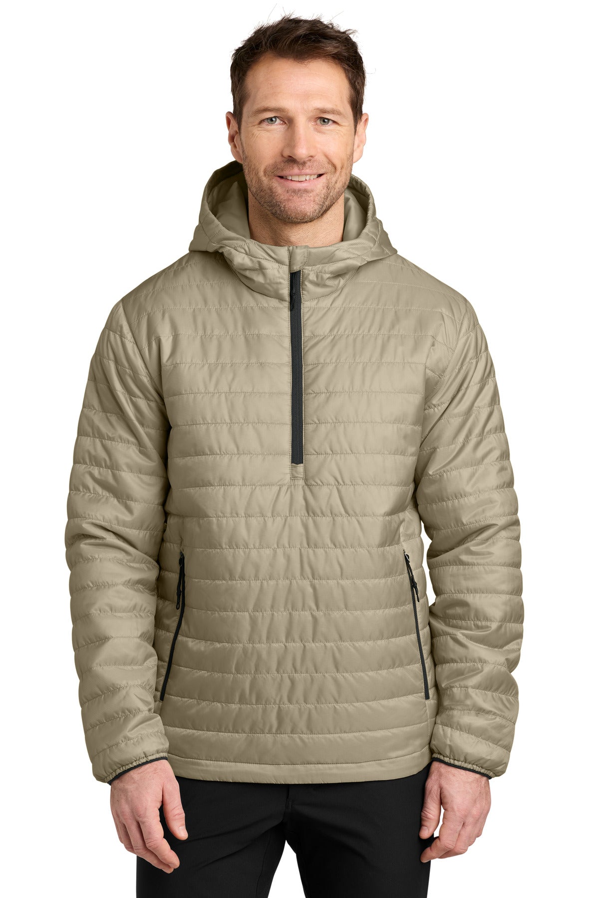 Port Authority Packable Puffy Anorak J855 in Sahara