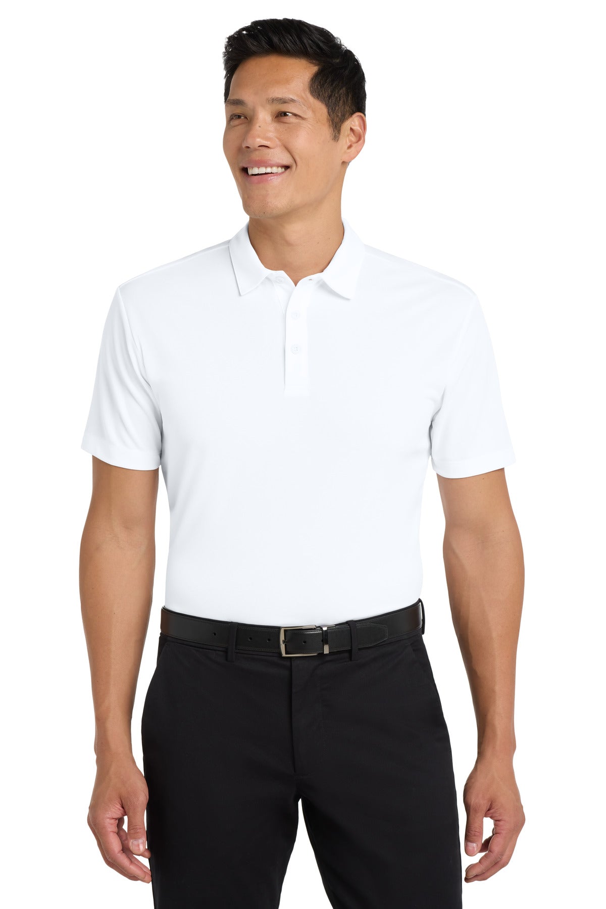 Port Authority Silk Touch Performance Polo. K540 in White