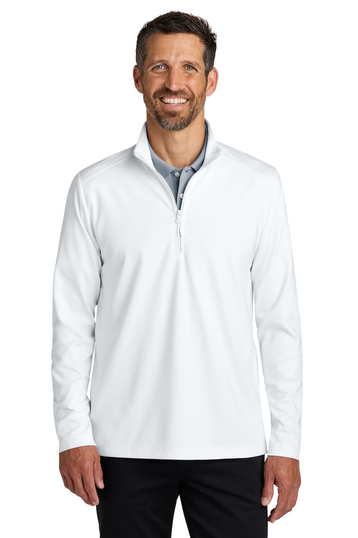 Port Authority C-FREE Double Knit 1/4-Zip K880 in White