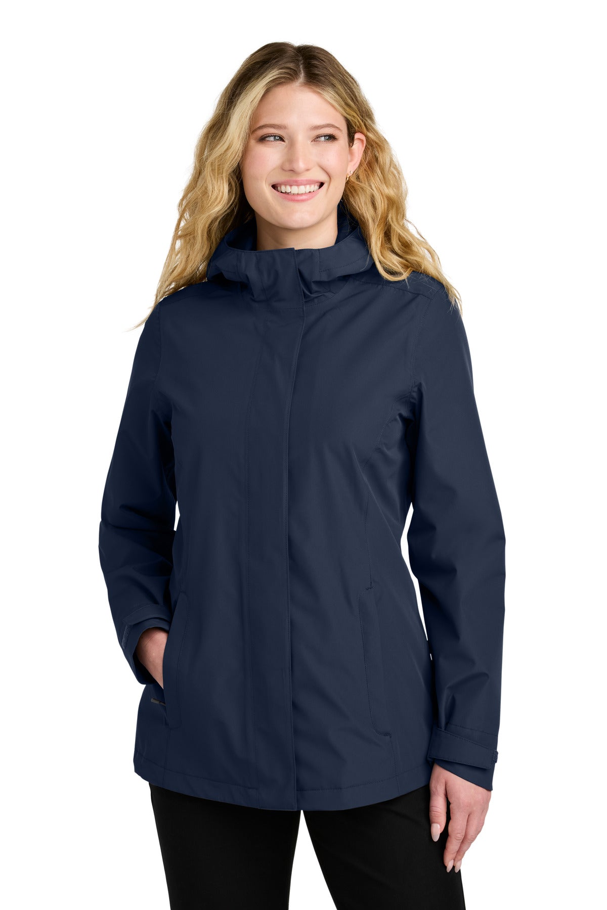 Port Authority Women's C-FREE Rain Jacket L714 in True Navy