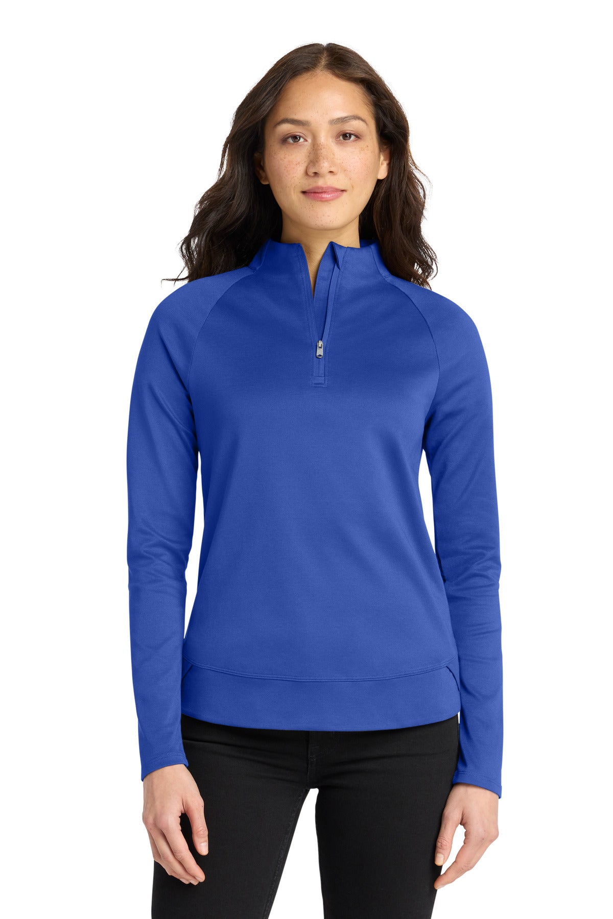 Port Authority Women's C-FREE Cypress 1/4-Zip LK870 in True Royal