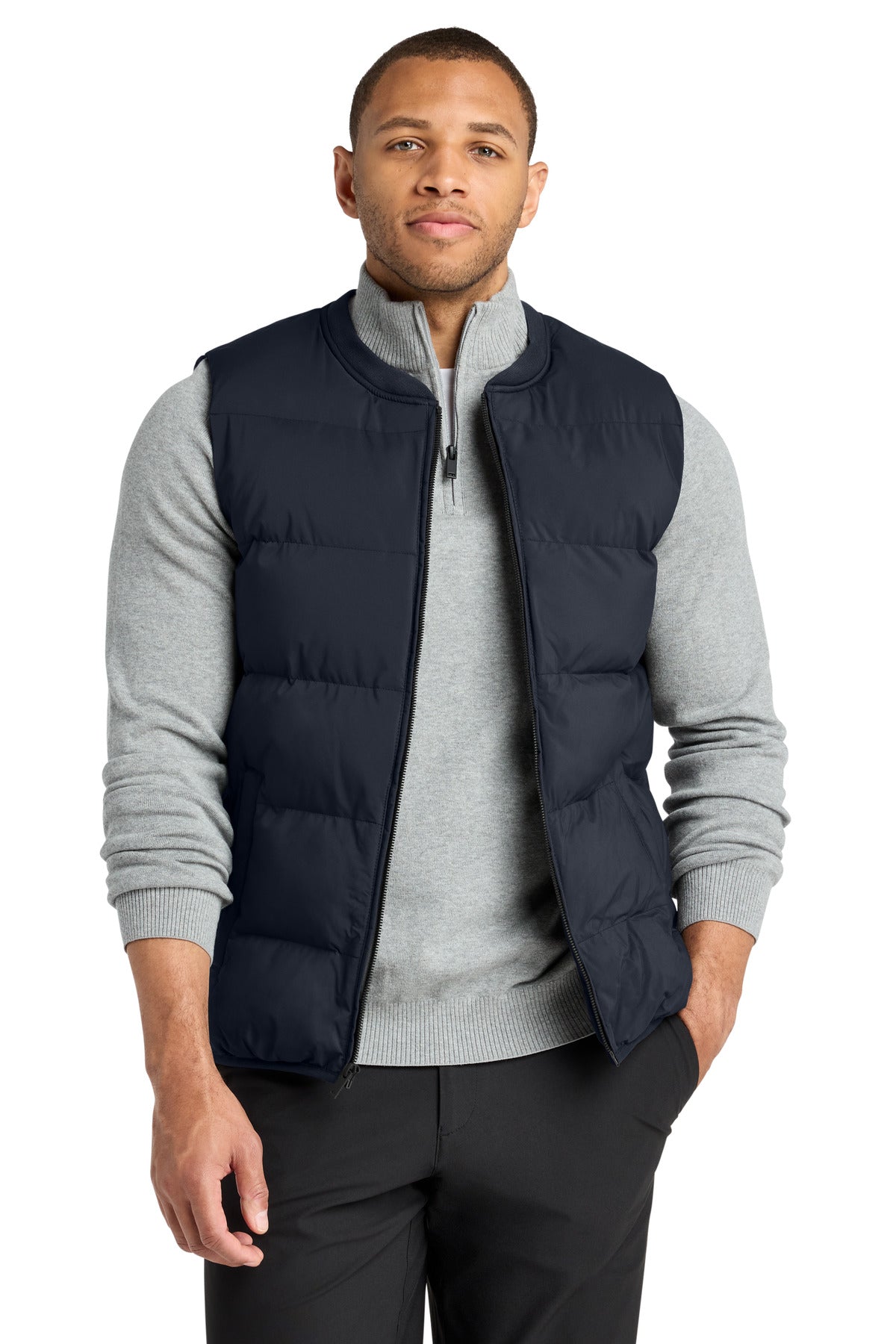 Mercer+Mettle Puffy Vest MM7214 in Night Navy