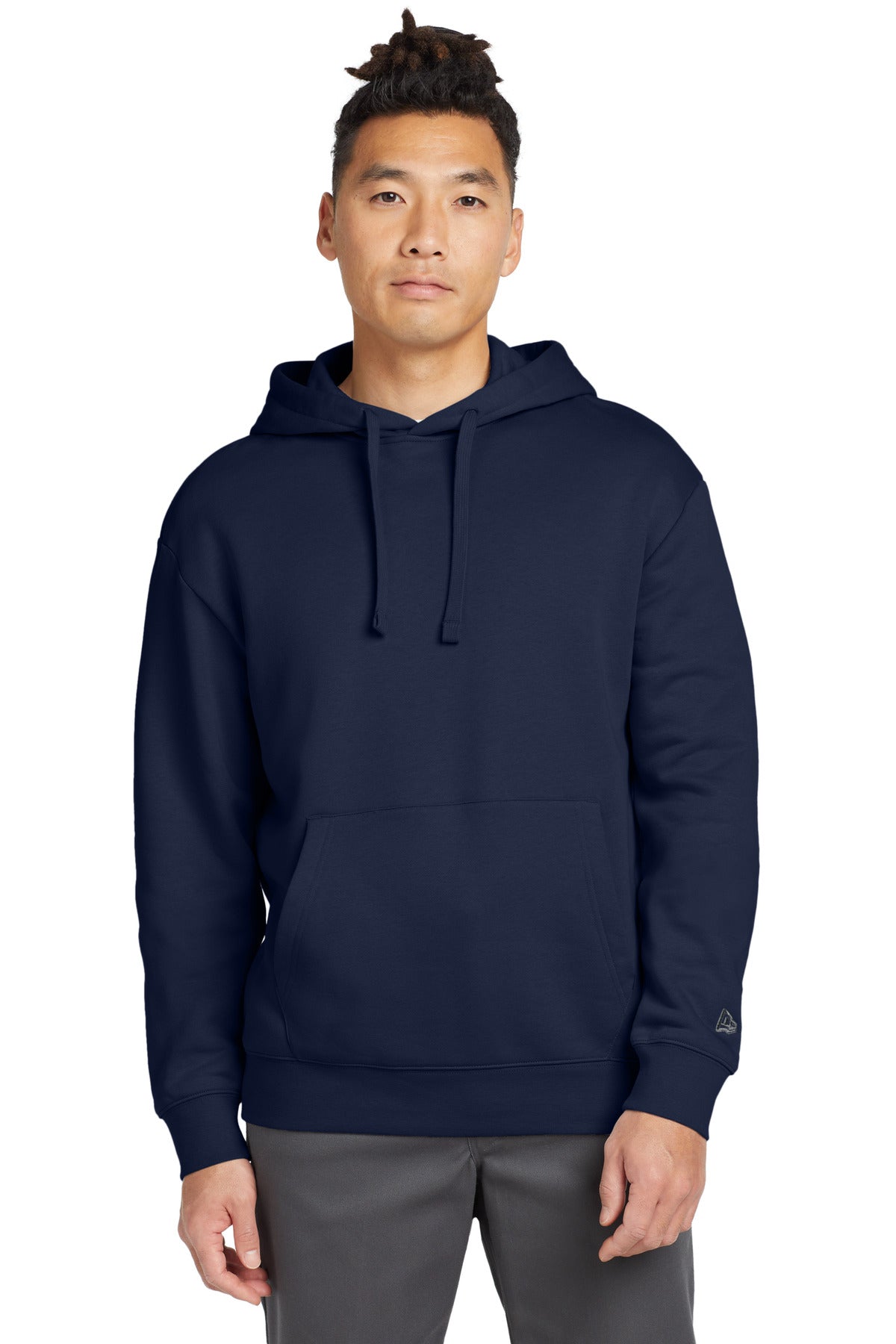 New Era Heritage Fleece Pullover Hoodie NEA525 in True Navy
