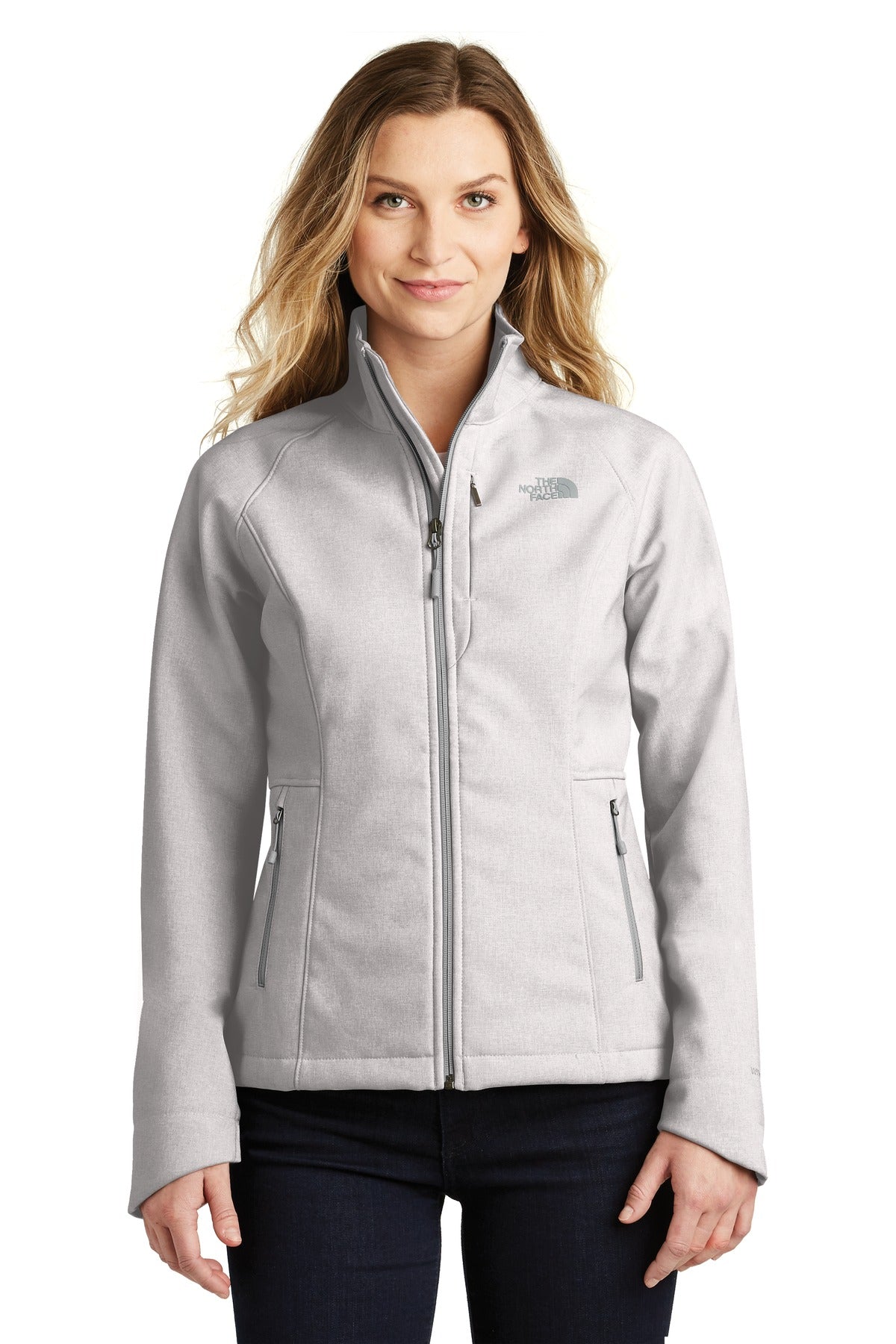 The North Face Women's Apex Barrier Soft Shell Jacket. NF0A3LGU in TNF Light Grey Heather