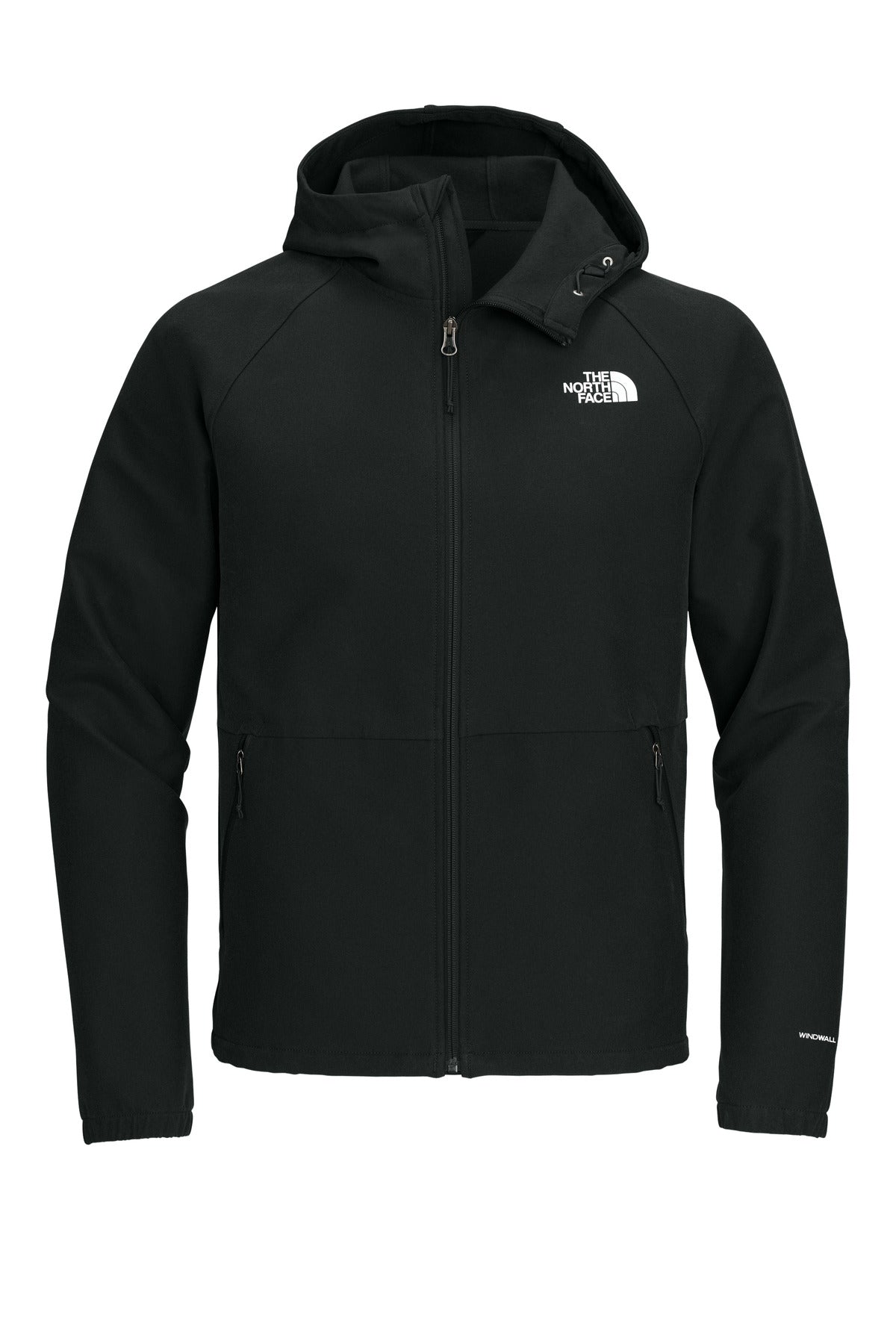 The North Face Barr Lake Hooded Soft Shell Jacket NF0A8BUF in TNF Black Heather