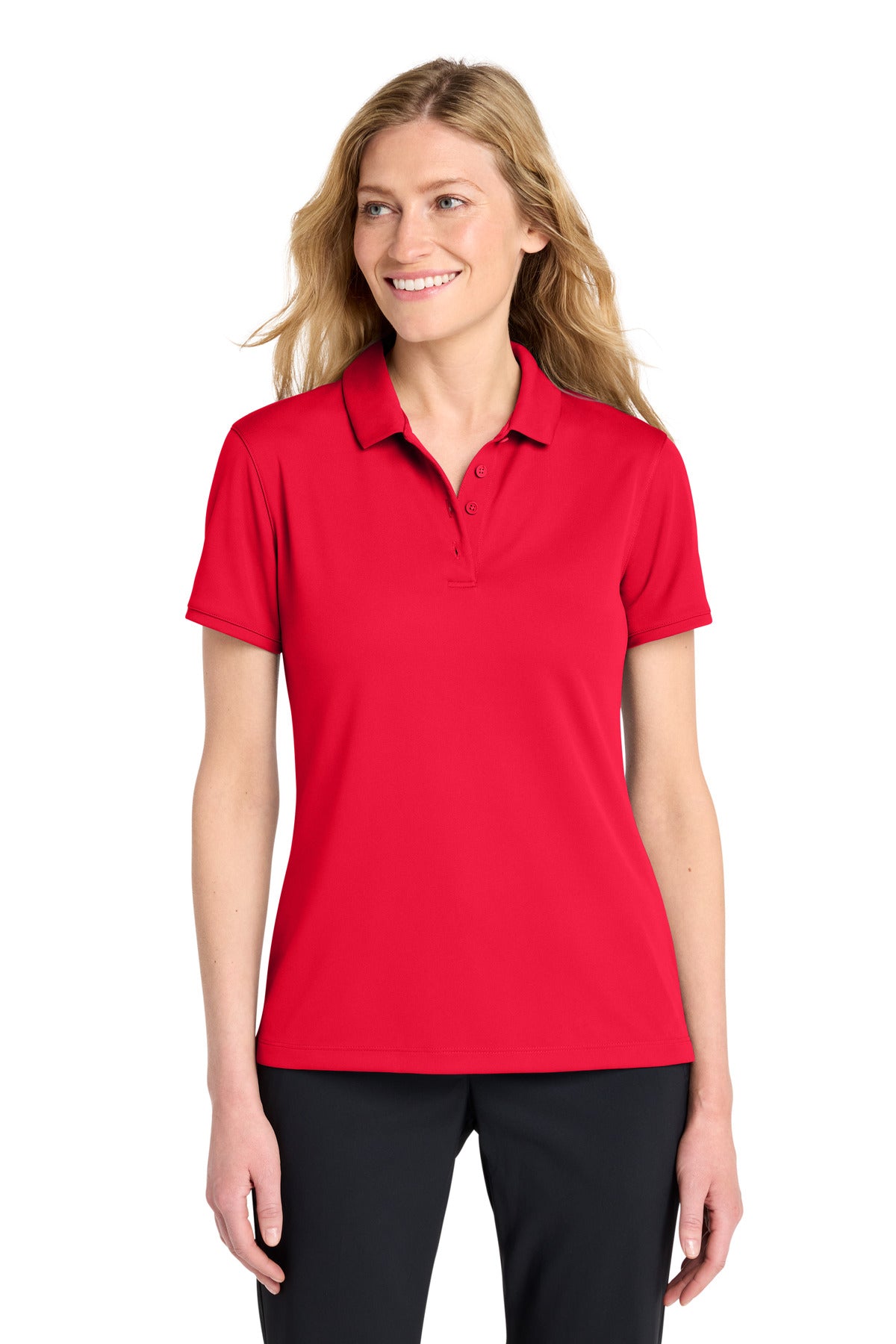 Nike Women's Victory Solid Polo NKDX6685 in University Red