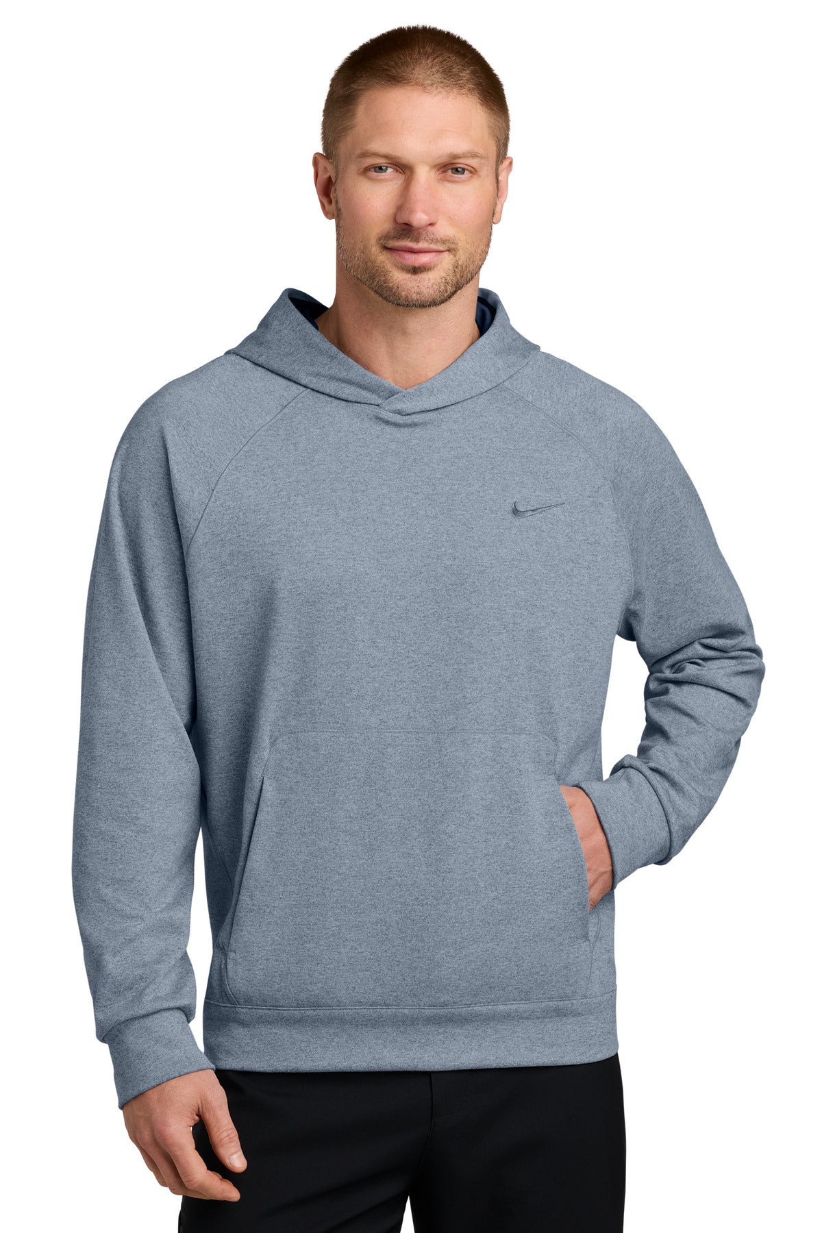 Nike Dri-Fit Primary Hoodie NKIO8126 in Navy Heather