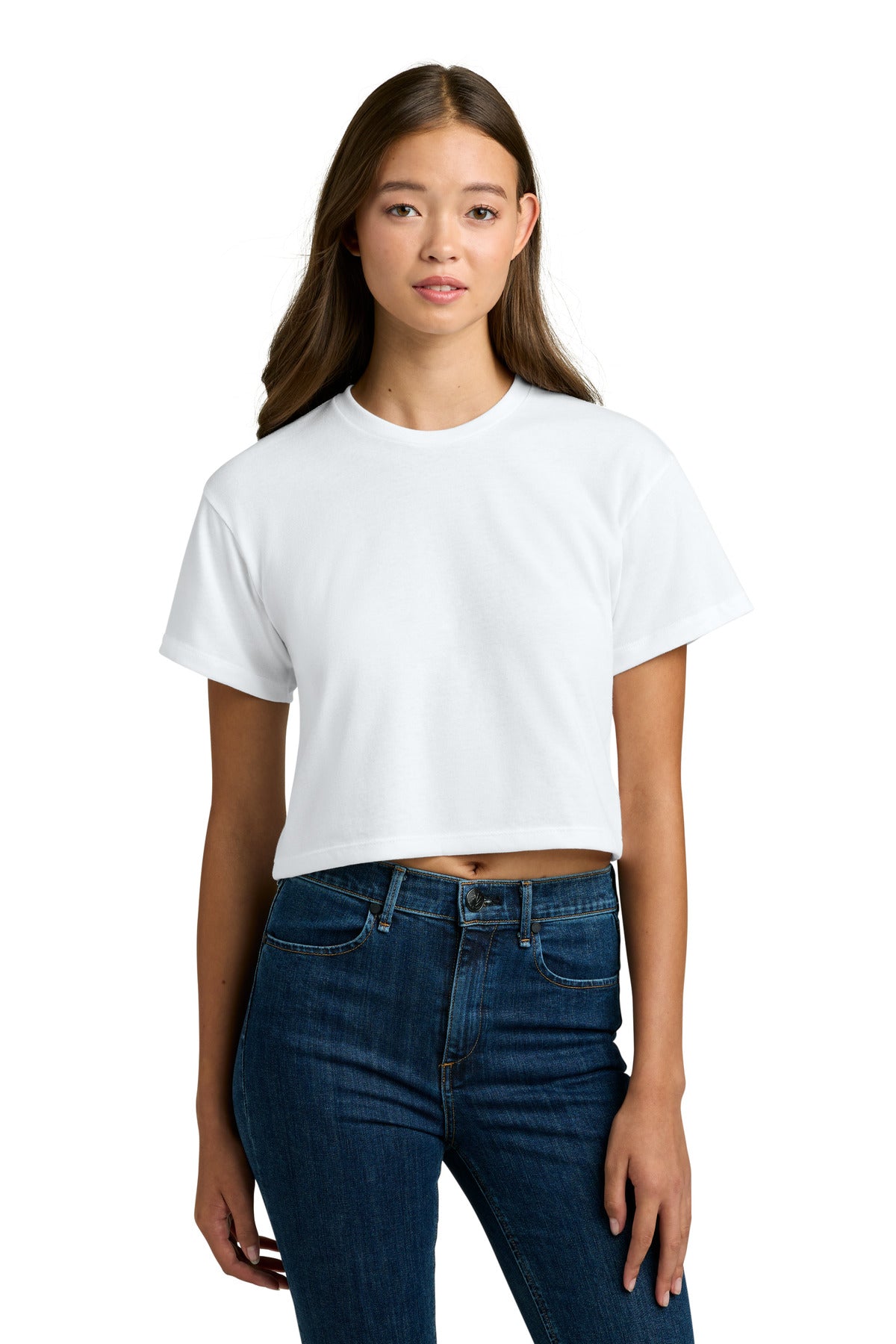 Next Level Apparel Women's Ideal Crop Top NL1580 in White