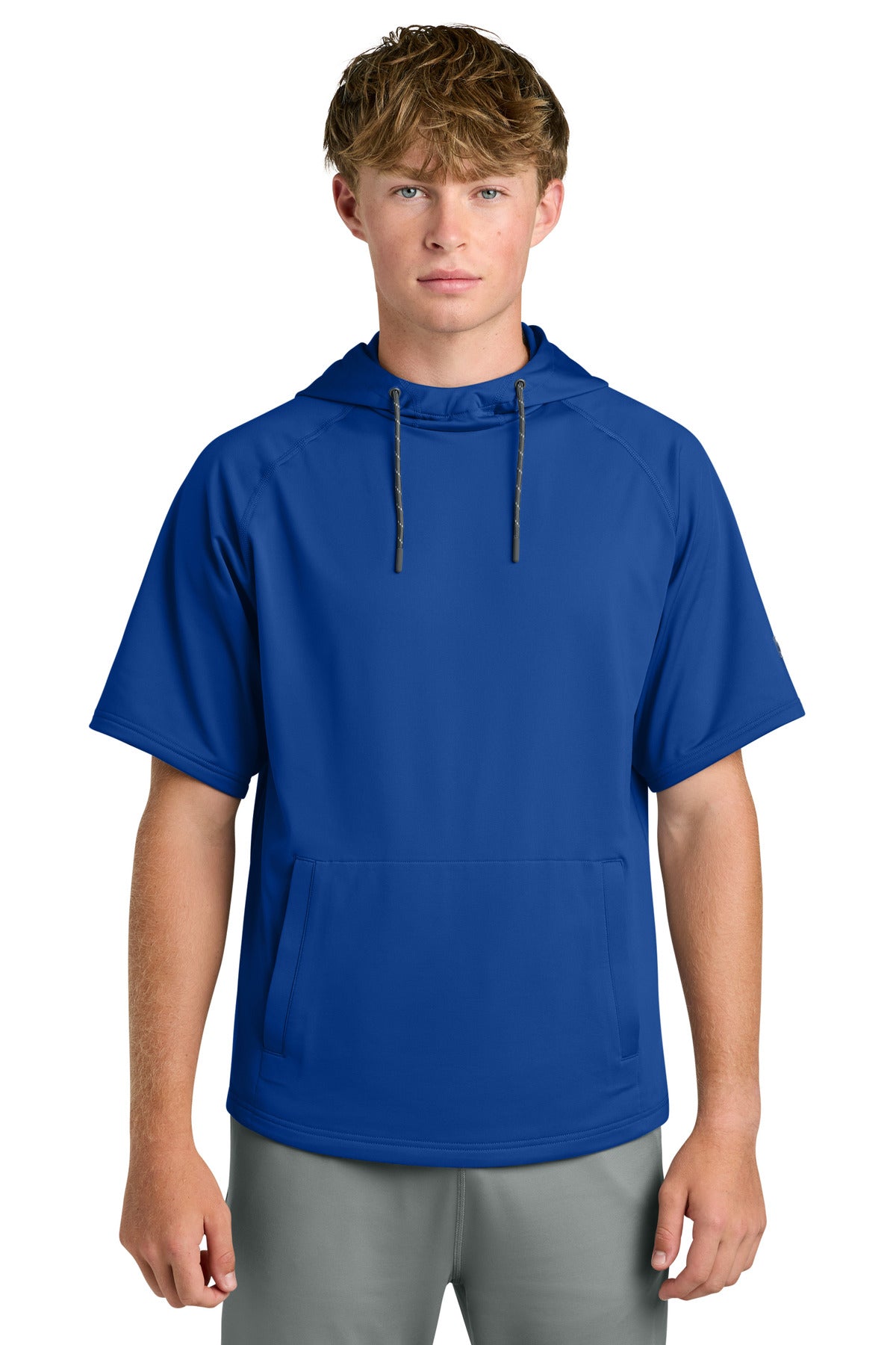 Richardson Charge Performance Fleece Short Sleeve Hoodie RA7200SSH in Royal