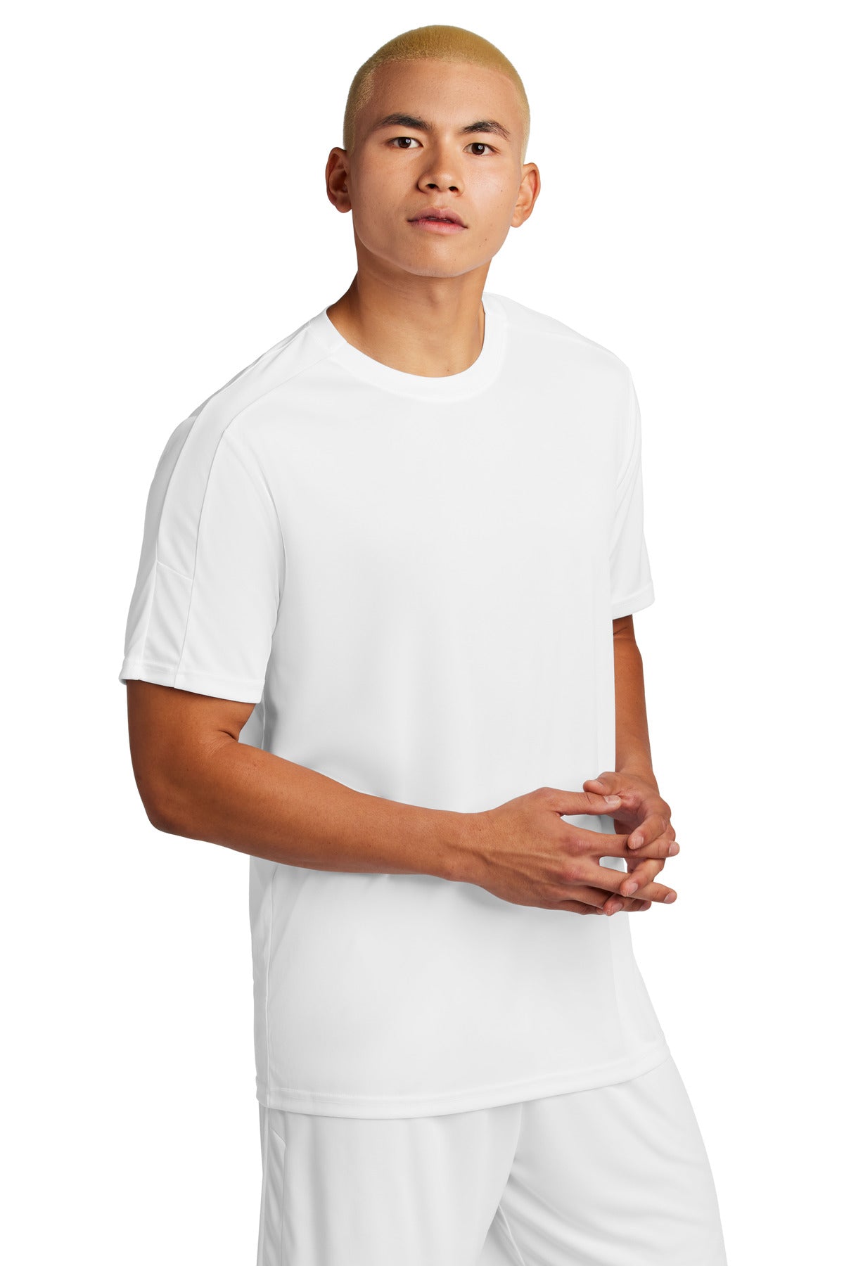 Sport-Tek Competitor United Crew ST100 in White/ White