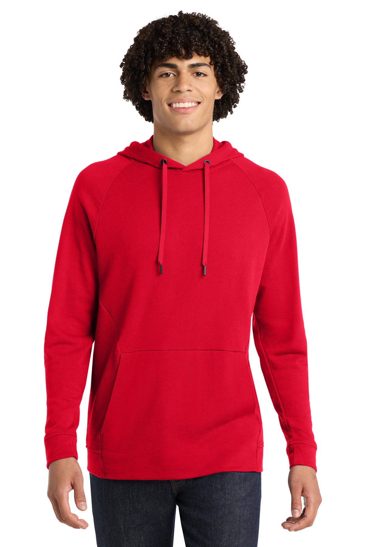 Sport-Tek Lightweight French Terry Pullover Hoodie. ST272 in True Red