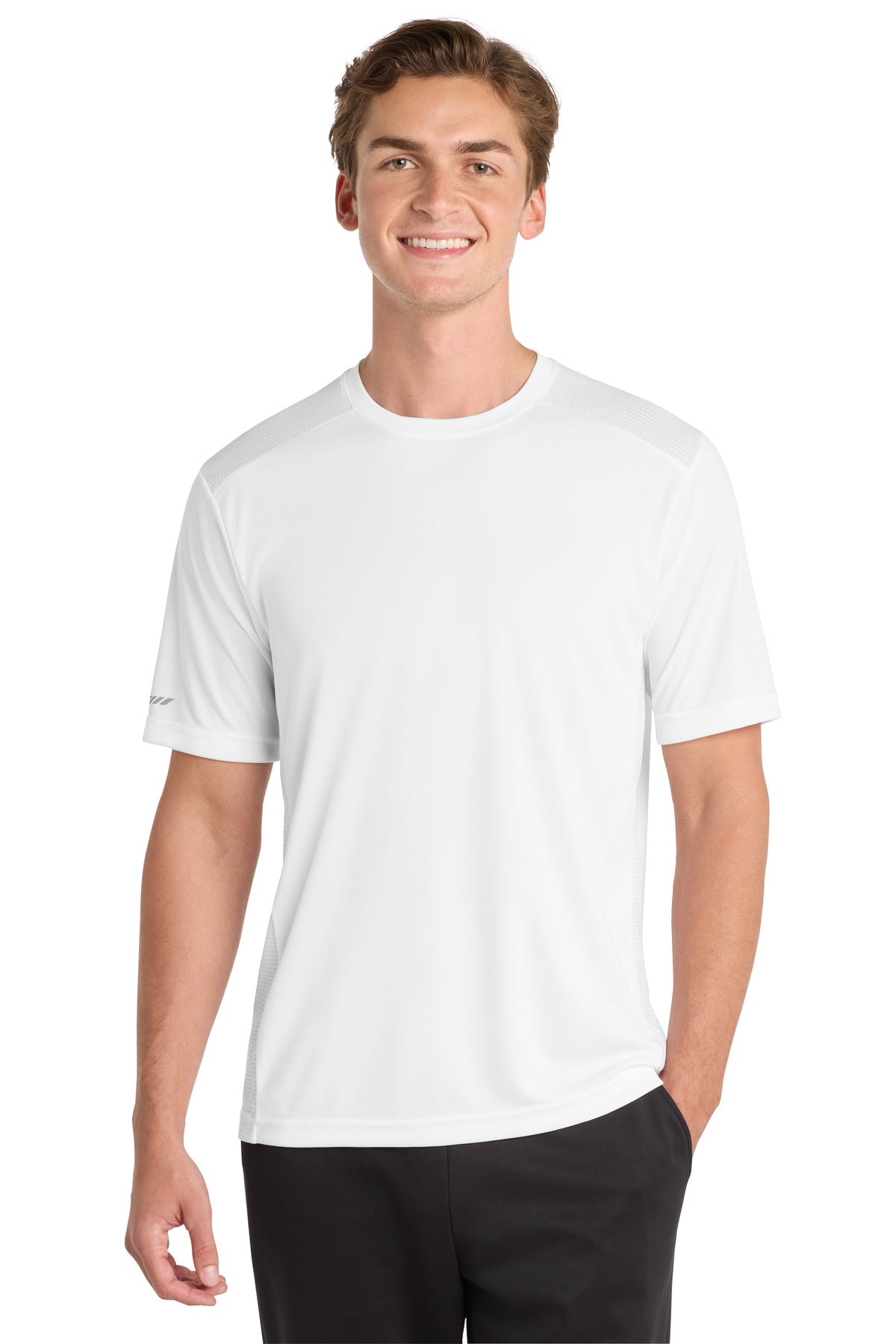 Sport-Tek PosiCharge Elevate Tee. ST380 in White