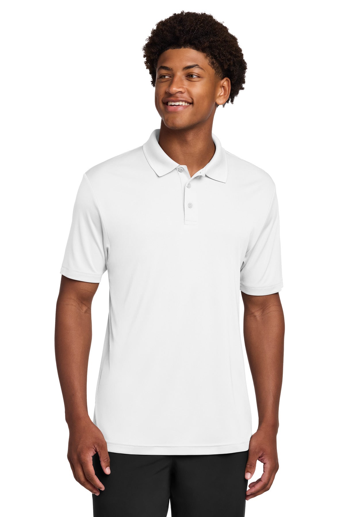 Sport-Tek PosiCharge Re-Compete Polo ST725 in White