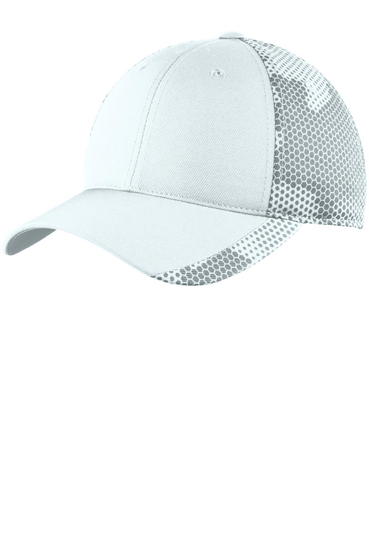 Sport-Tek CamoHex Cap. STC23 in White