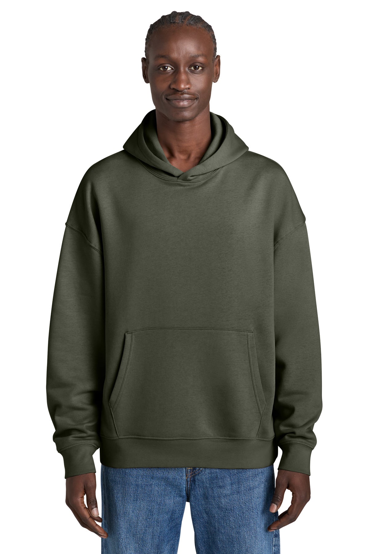 Stanley/Stella Unisex Chaser Hooded Sweatshirt SXU038 in Khaki Green