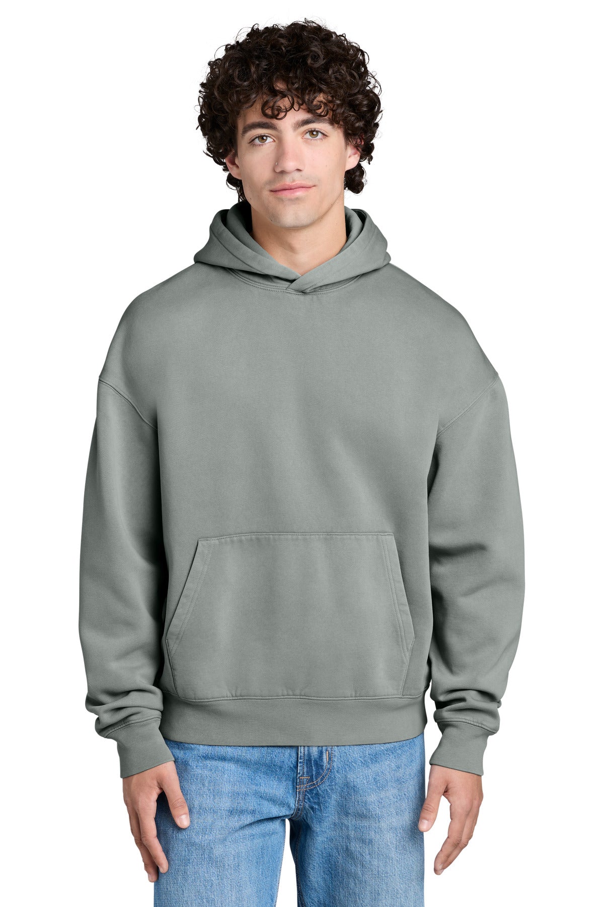 Stanley/Stella Unisex Chaser Vintage Hooded Sweatshirt SXU042 in G. Dyed Misty Grey