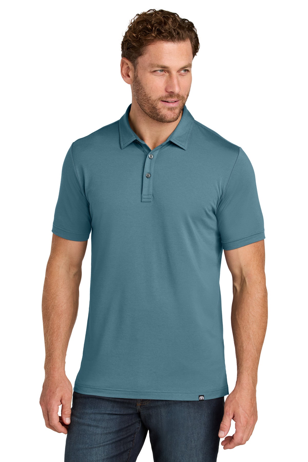 TravisMathew Glenview Solid Polo TMA41461 in Stellar Blue