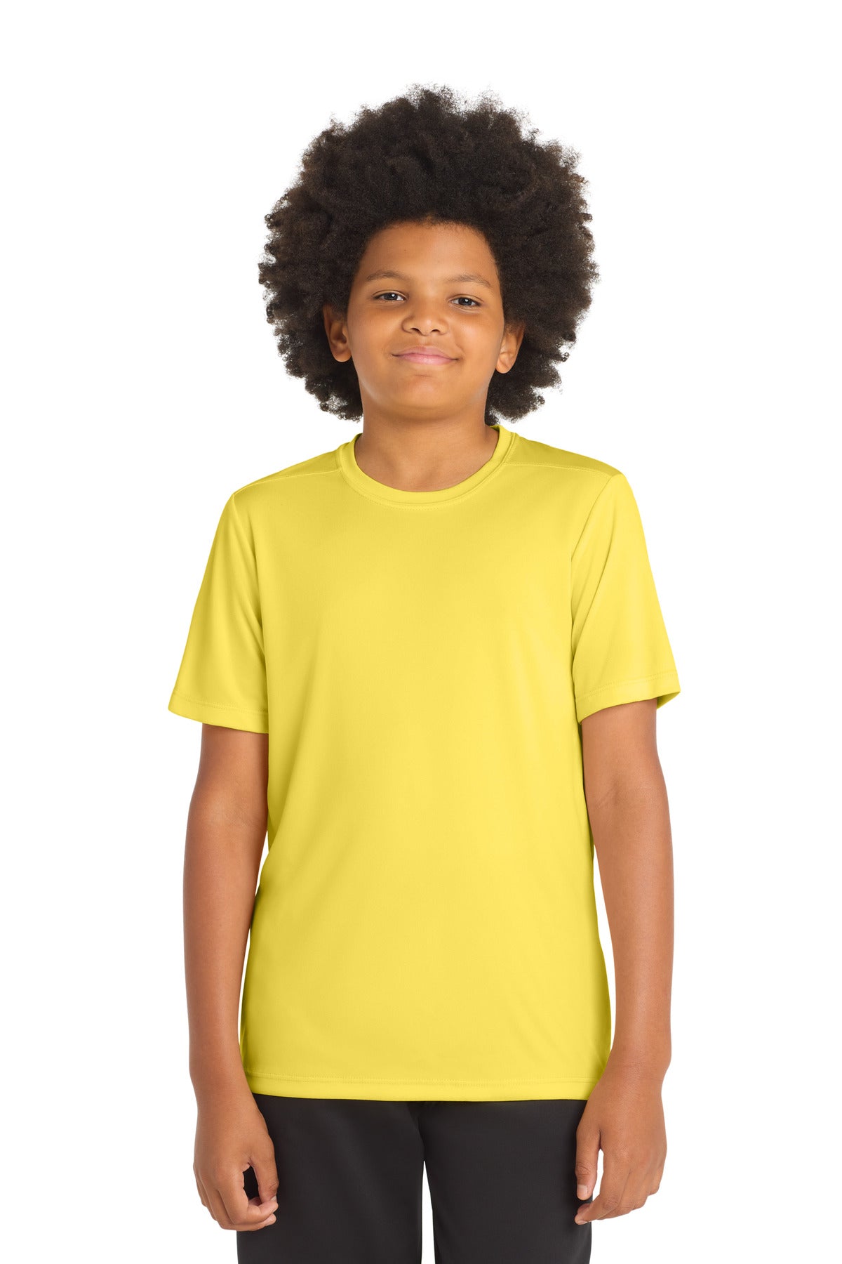 Sport-Tek Youth Posi-UV Pro Tee. YST420 in Yellow