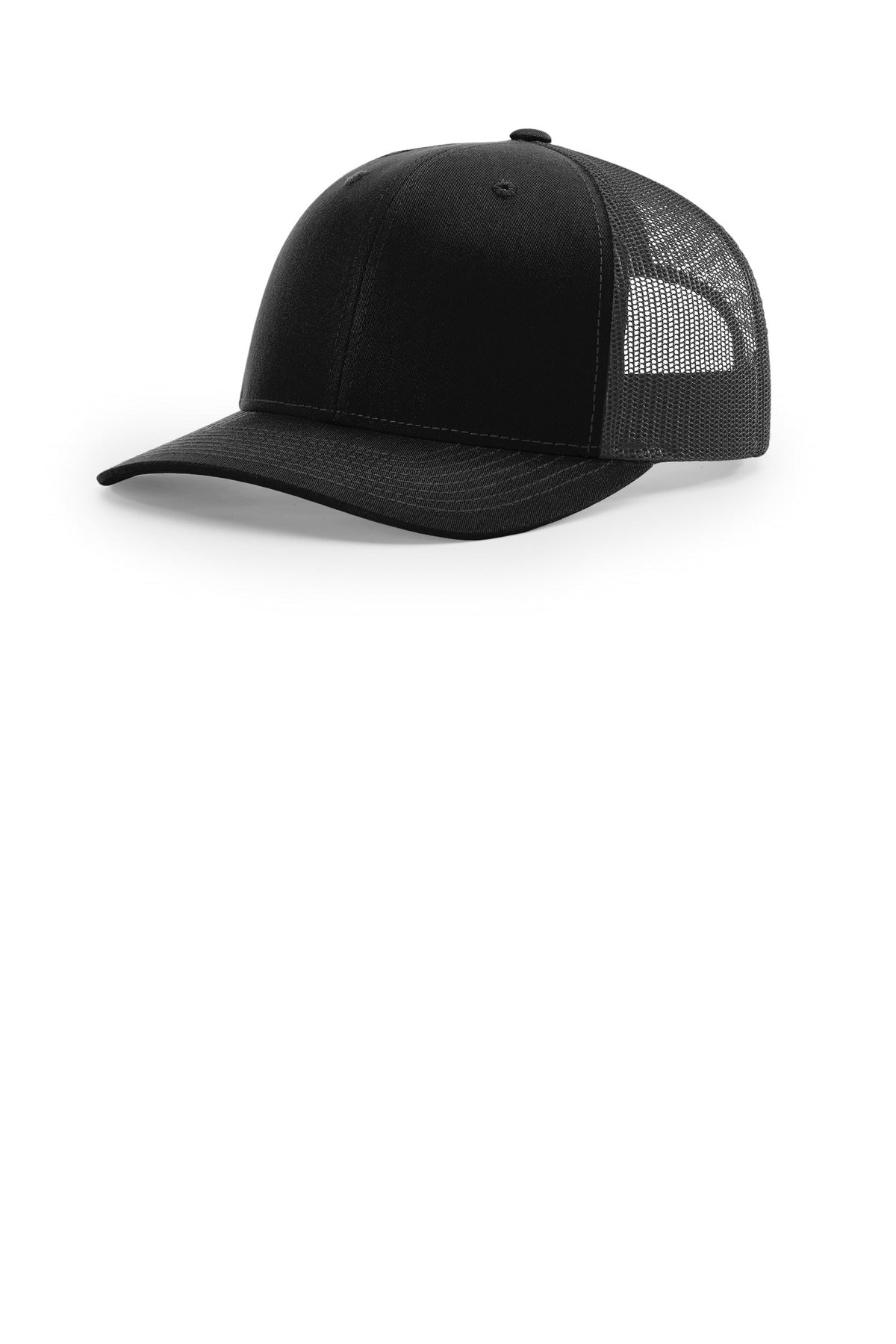 Richardson 112+ R-Flex Adjustable Trucker 112PL in Black/ Graphite