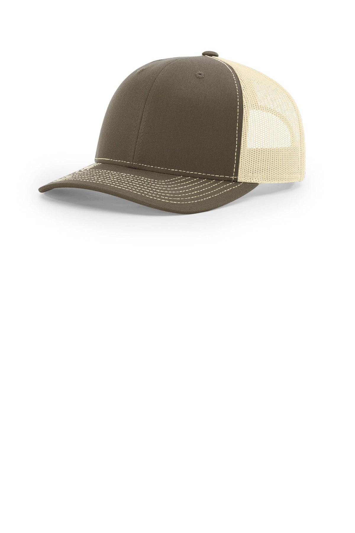 Richardson Trucker Cap 112 in Chocolate Chip/ Birch