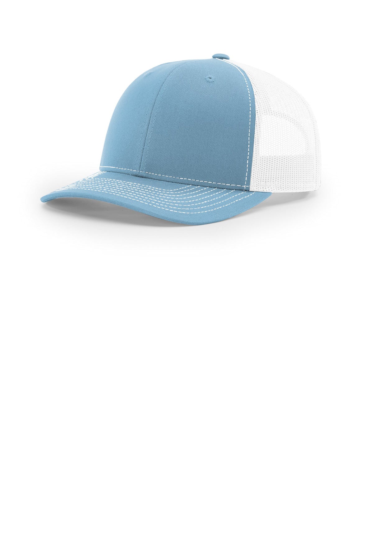Richardson Trucker Cap 112 in Columbia Blue/ White