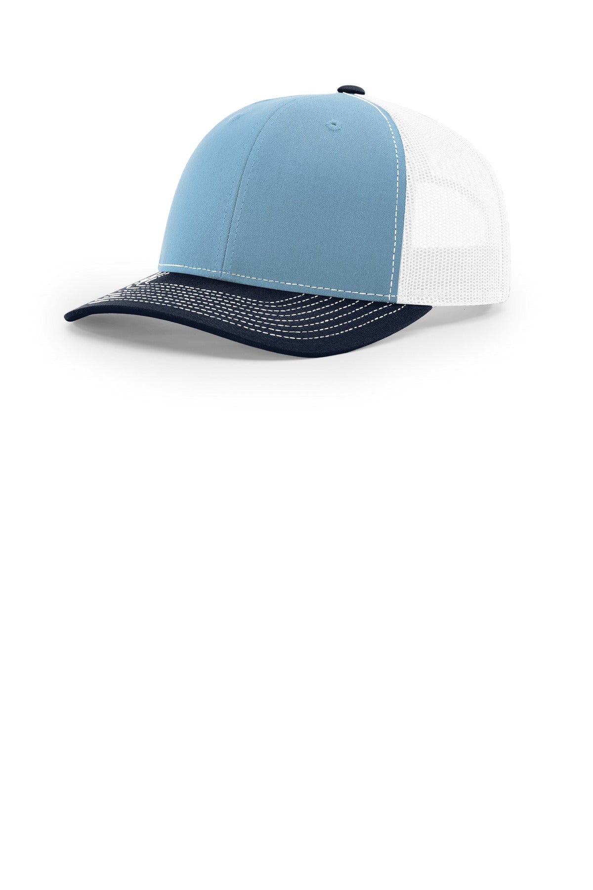 Richardson Trucker Cap 112 in Columbia Blue/ White/ Navy