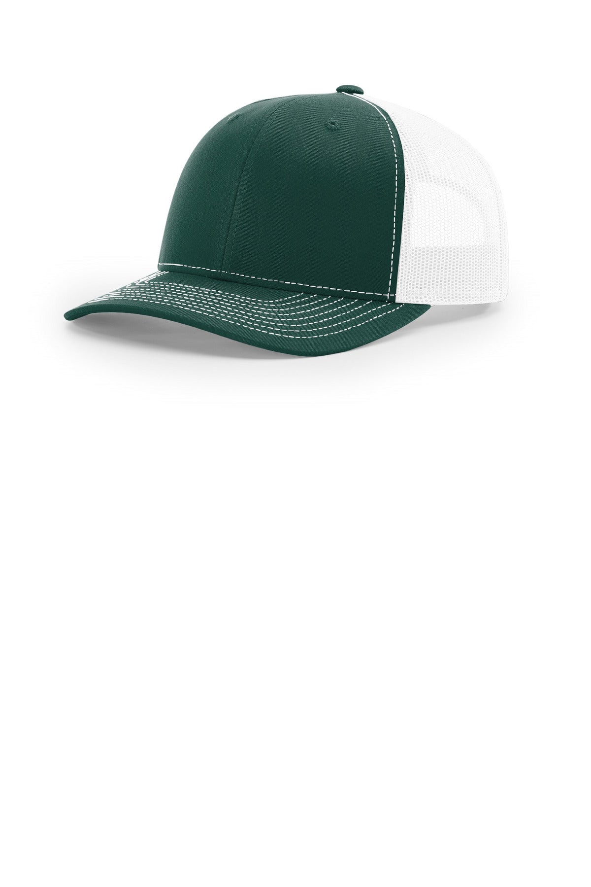 Richardson Trucker Cap 112 in Dark Green/ White