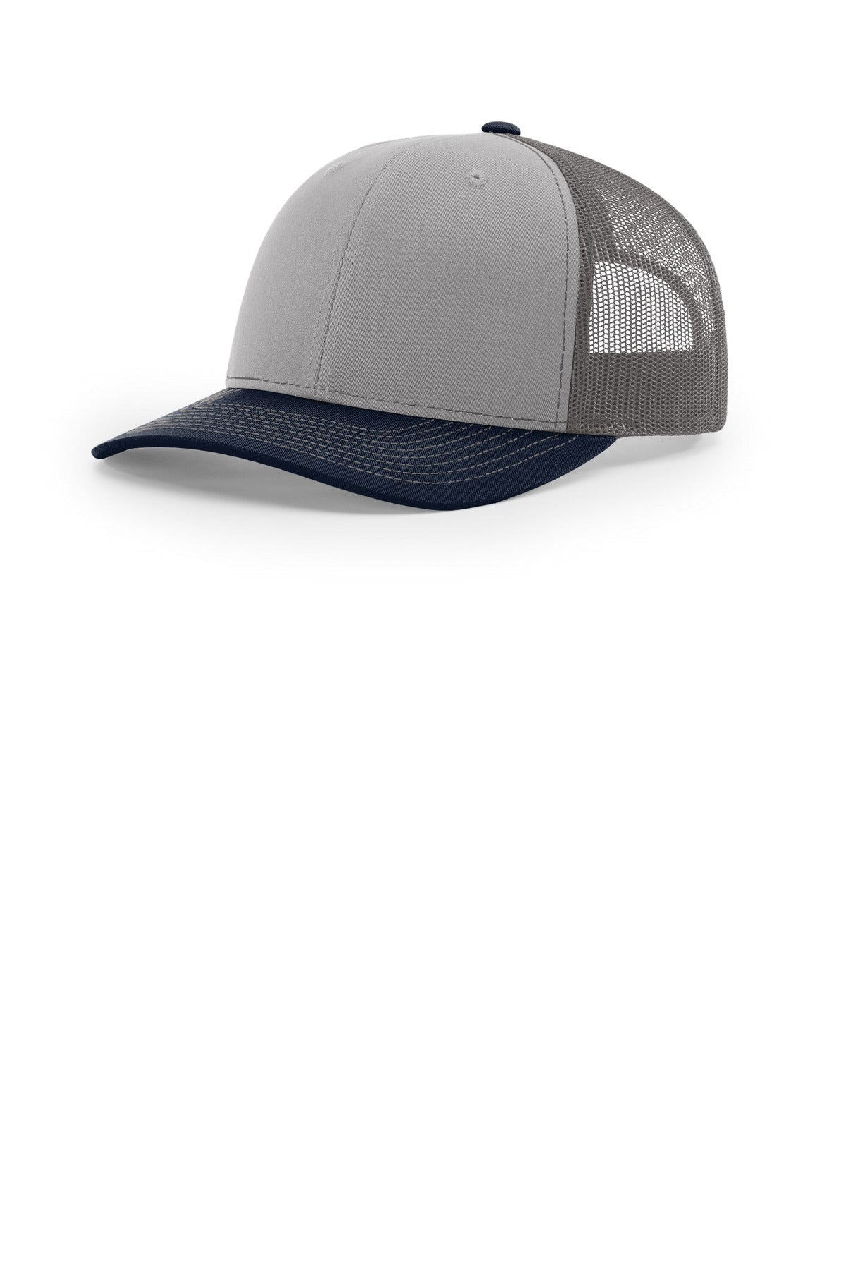 Richardson Trucker Cap 112 in Grey/ Charcoal/ Navy