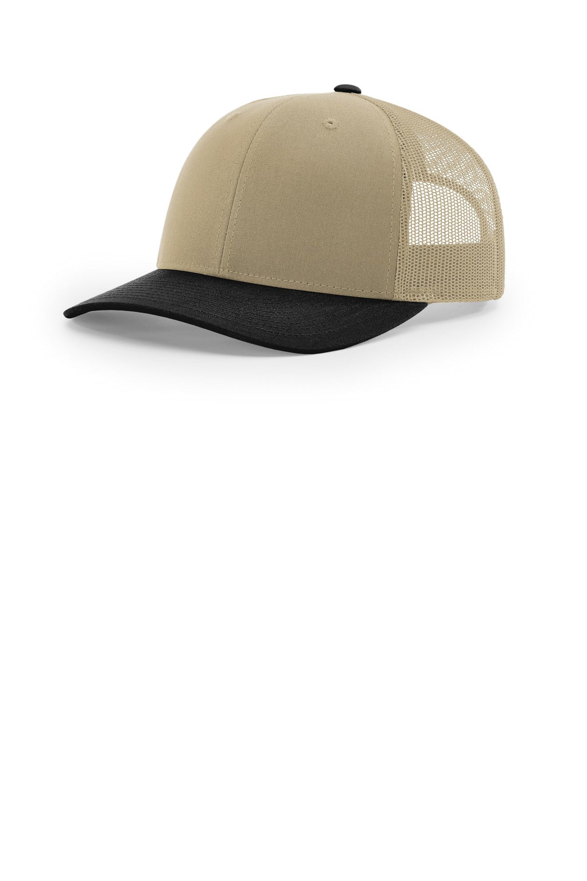 Richardson Trucker Cap 112 in Khaki/ Khaki/ Black