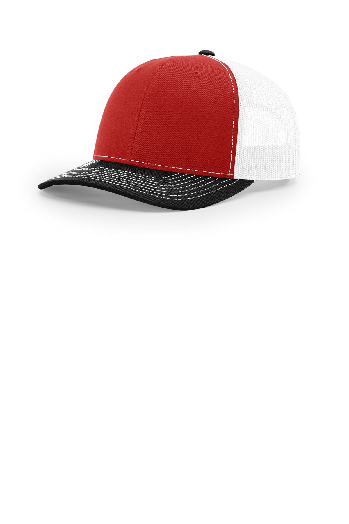 Richardson Trucker Cap 112 in Red/ White/ Black